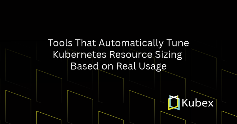 Which tools automatically tune Kubernetes resource sizing based on real usage?
