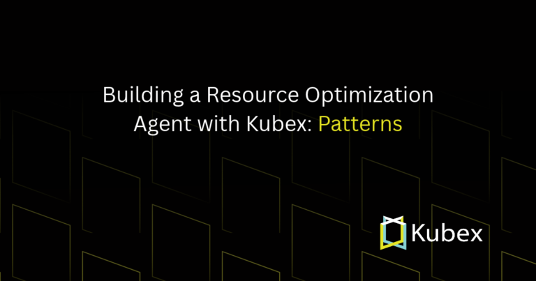 Building a resource optimization agent with Kubex: Patterns