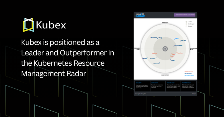 Kubex is positioned as a Leader and Outperformer in the Kubernetes Resource Management Radar